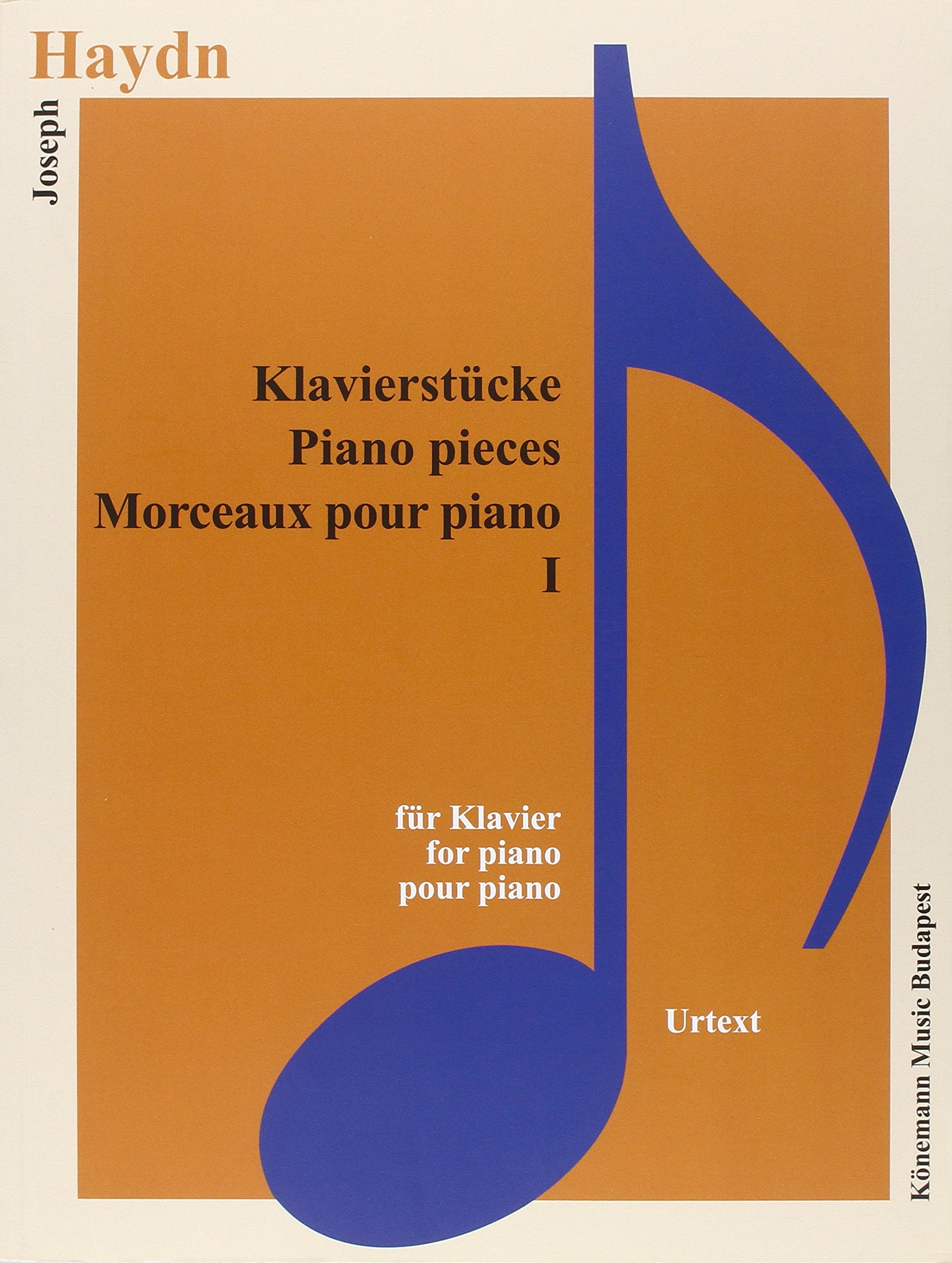 Coperta cărții "Haydn, Klavierst&amp;#252;cke I" de autor necunoscut