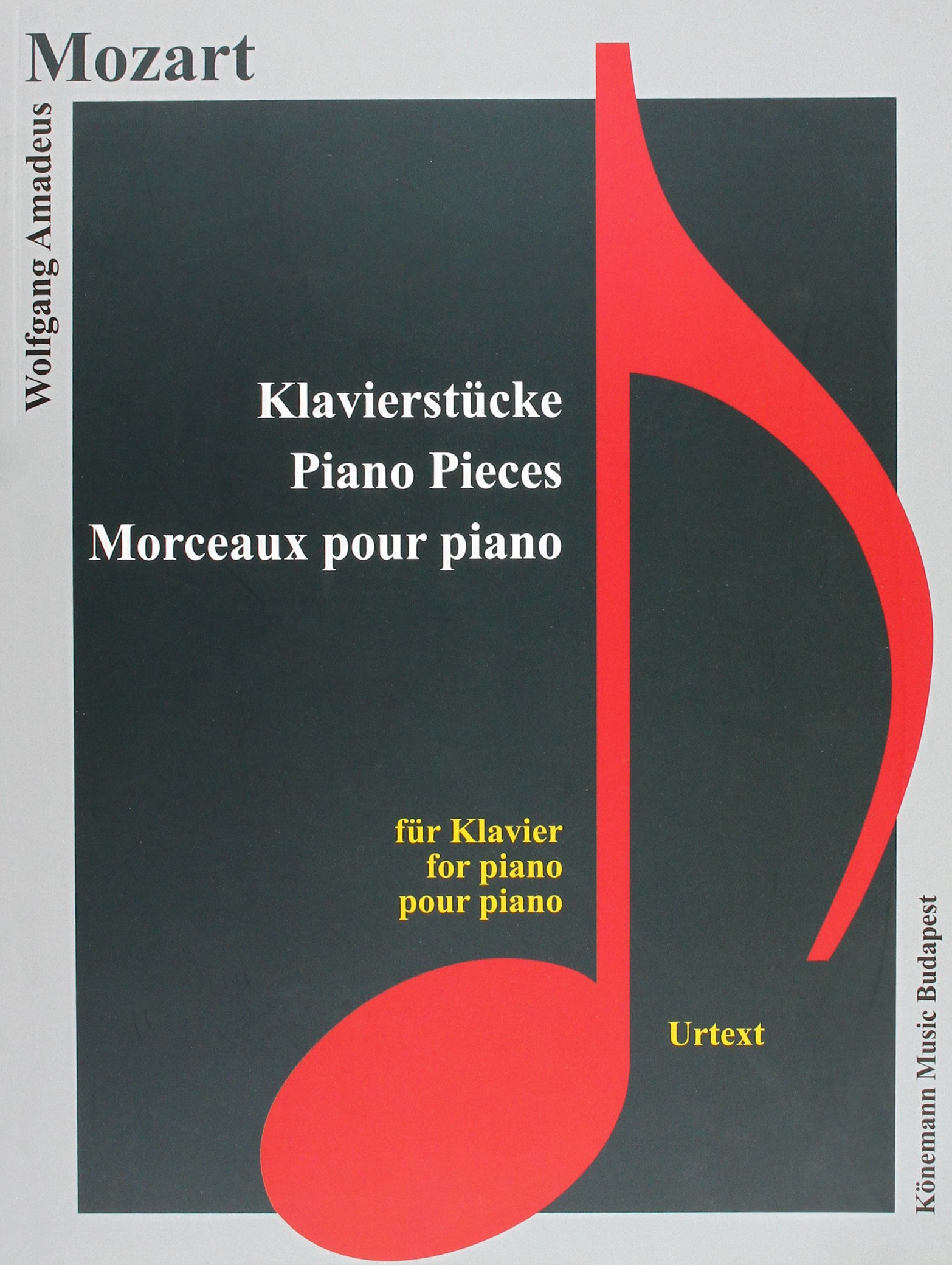 Coperta cărții "Mozart, Klavierst&amp;#252;cke" de autor necunoscut