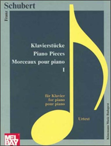 Coperta cărții "Klavierst&amp;#252;cke / piano pieces / morceaux pour piano I" de autor necunoscut