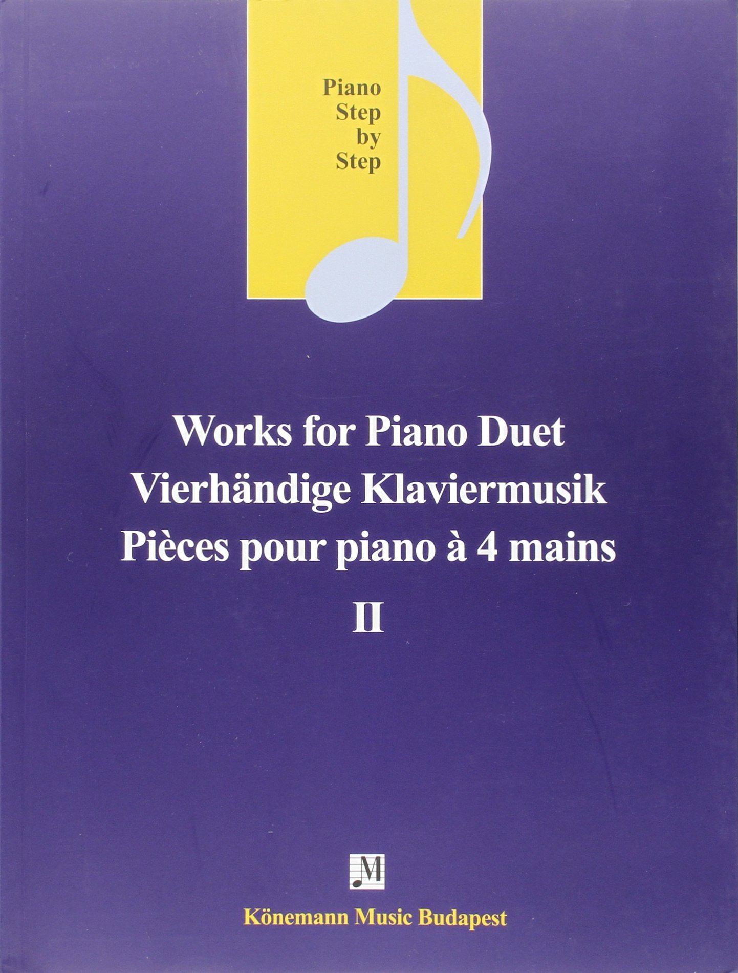Coperta cărții "Vierh&amp;#228;ndige Klaviermusik II" de autor necunoscut