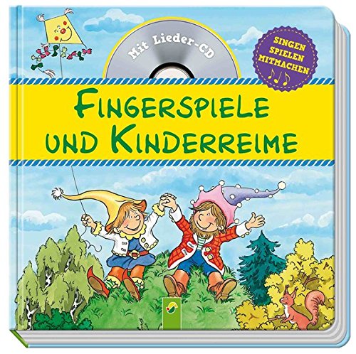 Coperta cărții "Fingerspiele und Kinderreime: Mit Audio-CD" de autor necunoscut