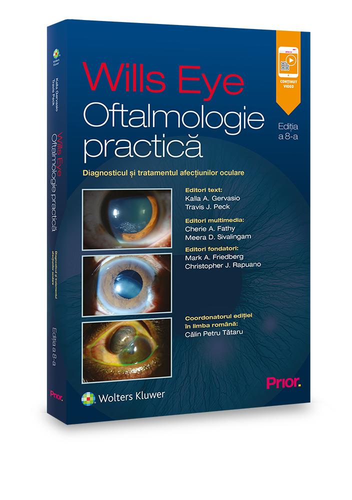 Coperta cărții "Wills Eye. Oftalmologie practica. Diagnosticul si tratamentul afectiunilor oculare" de autor necunoscut
