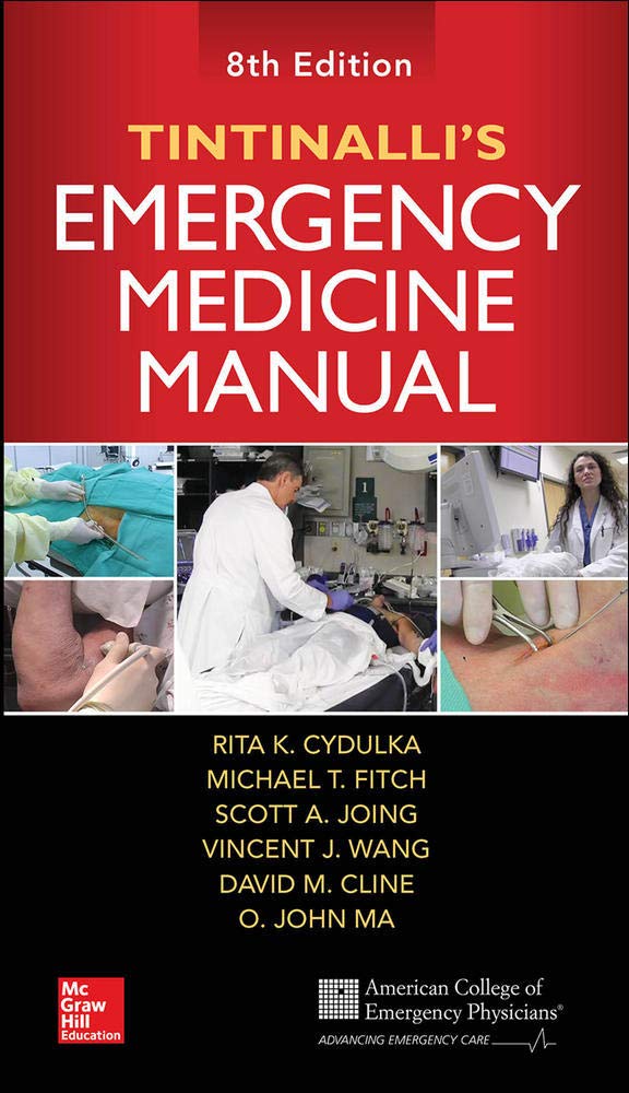 Coperta cărții "Tintinalli&amp;#146;s Emergency Medicine Manual, Eighth Edition" de autor necunoscut