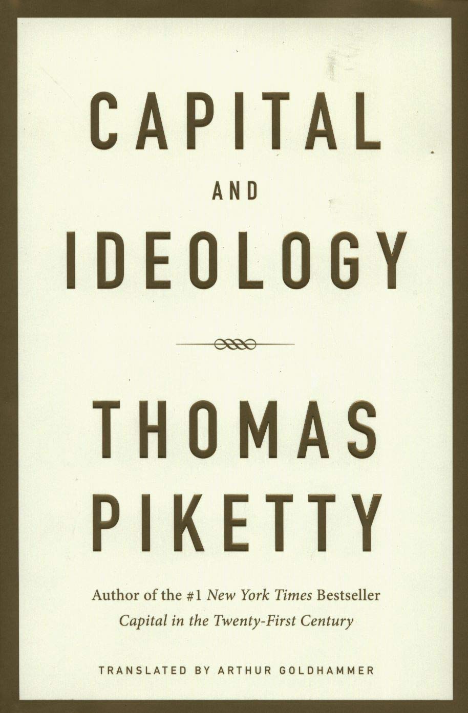 Coperta cărții "Capital and Ideology" de autor necunoscut