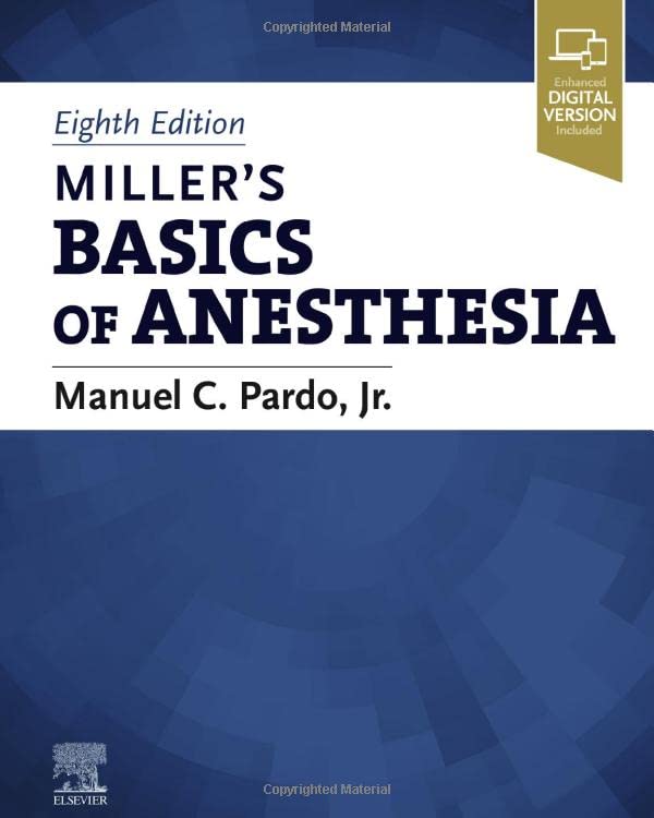 Coperta cărții "Miller&#039;s Basics of Anesthesia" de autor necunoscut