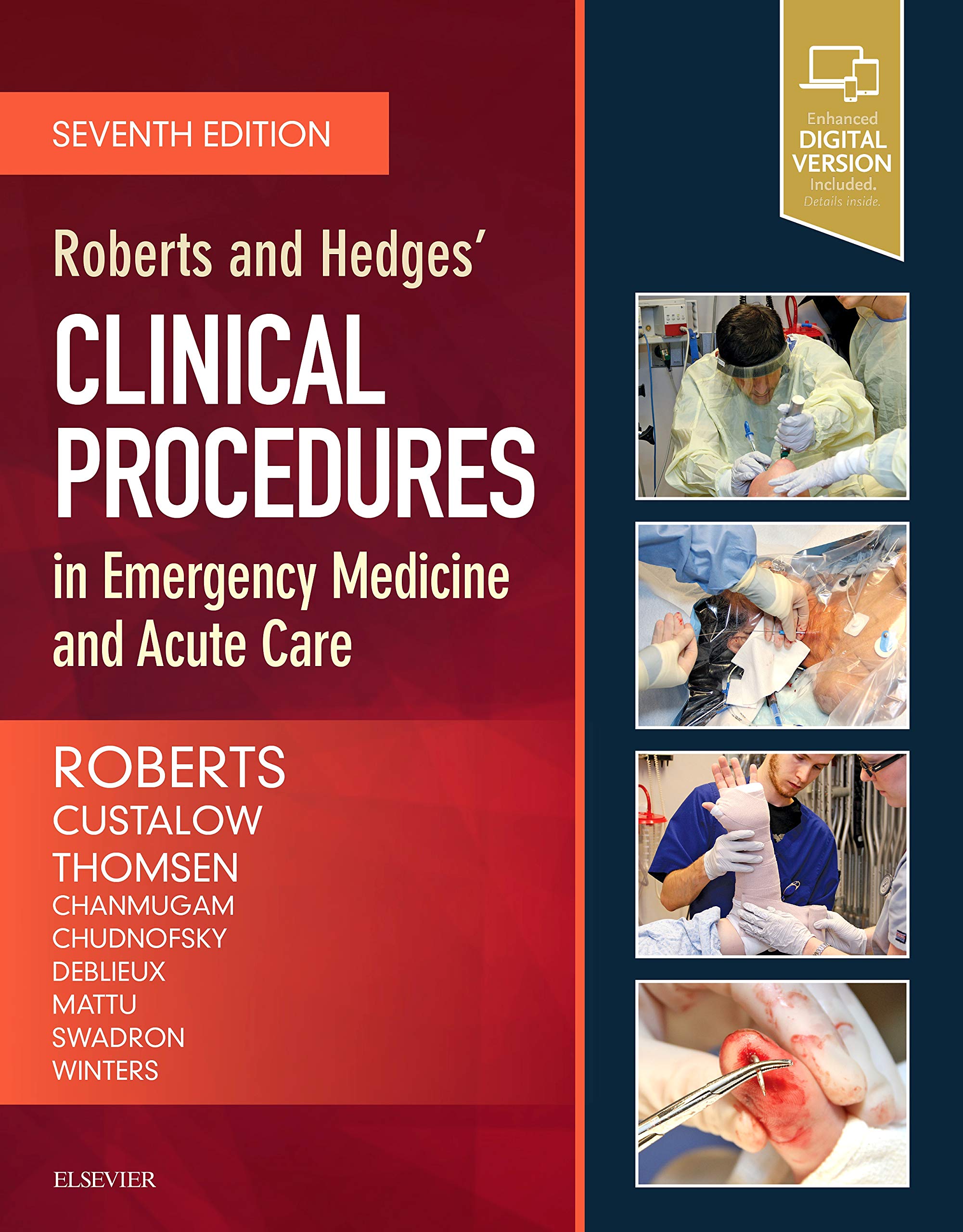 Coperta cărții "Roberts and Hedges&#039; Clinical Procedures in Emergency Medicine and Acute Care, 7e" de autor necunoscut