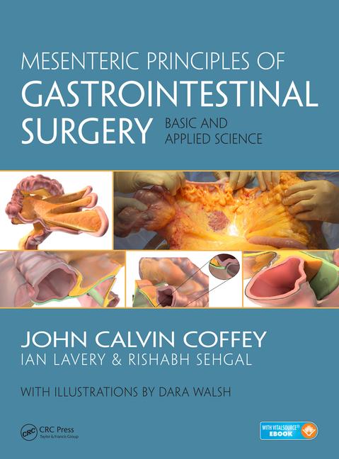 Coperta cărții "Mesenteric Principles of Gastrointestinal Surgery: Basic and Applied Science" de autor necunoscut