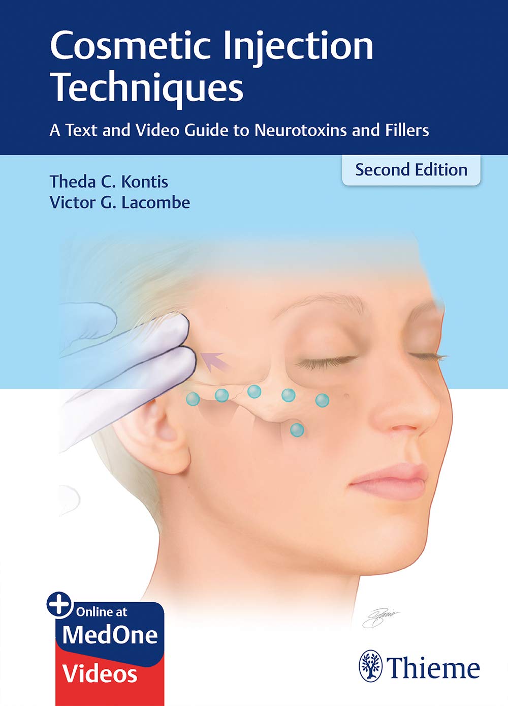 Coperta cărții "Cosmetic Injection Techniques: A Text and Video Guide to Neurotoxins and Fillers" de autor necunoscut