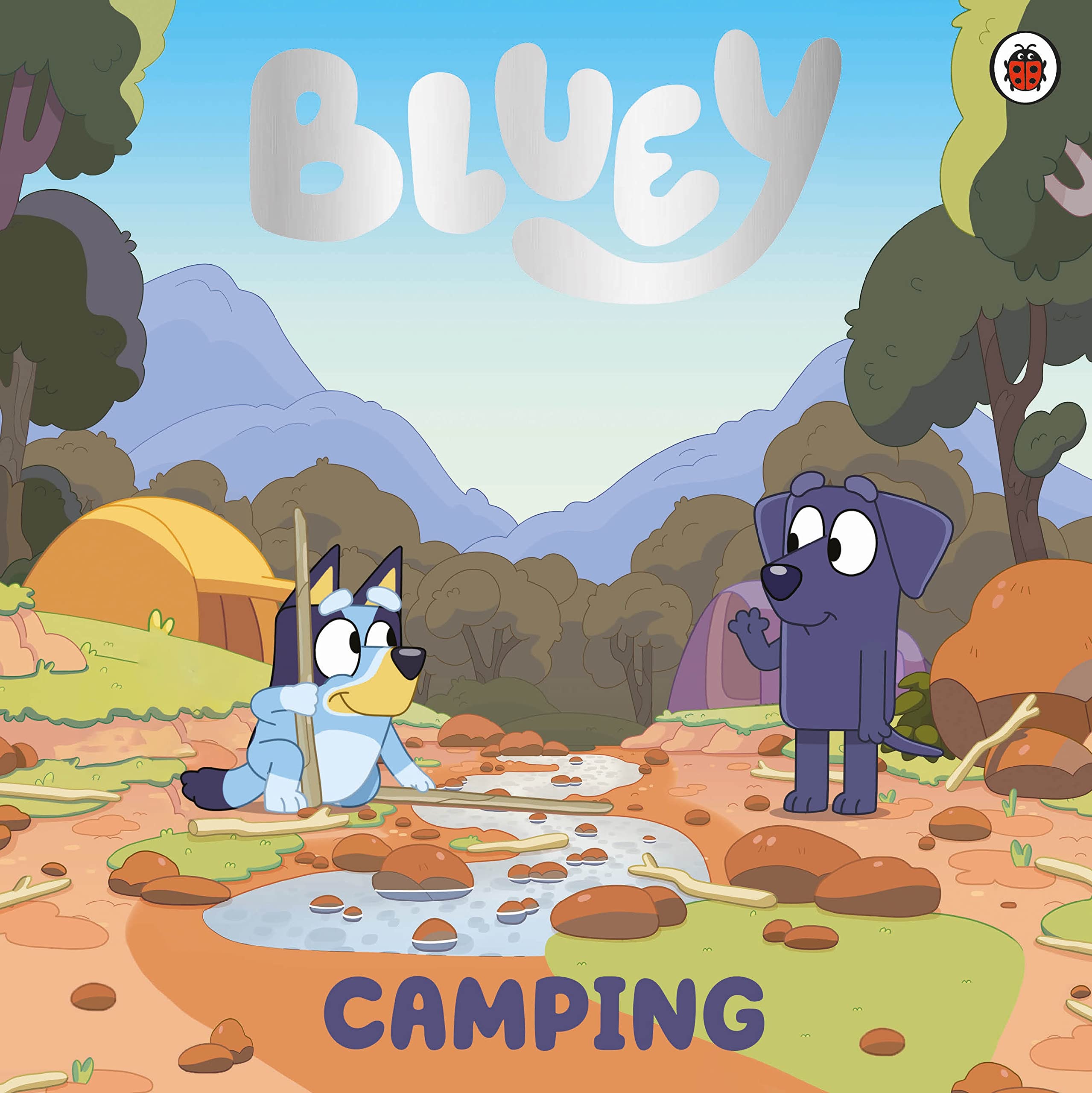 Coperta cărții "Bluey: Camping" de autor necunoscut