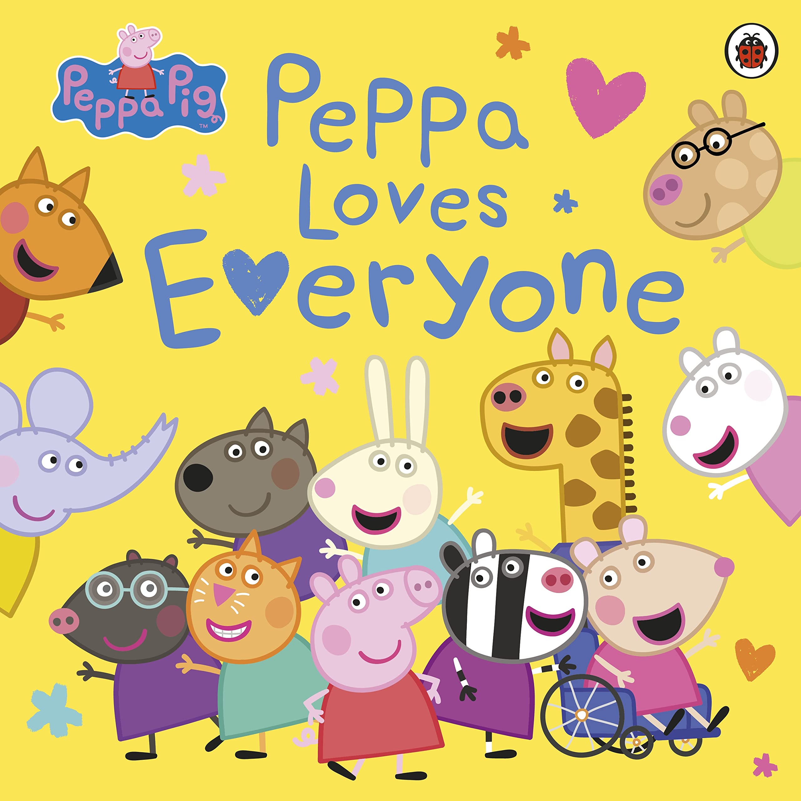 Coperta cărții "Peppa Pig: Peppa Loves Everyone" de autor necunoscut