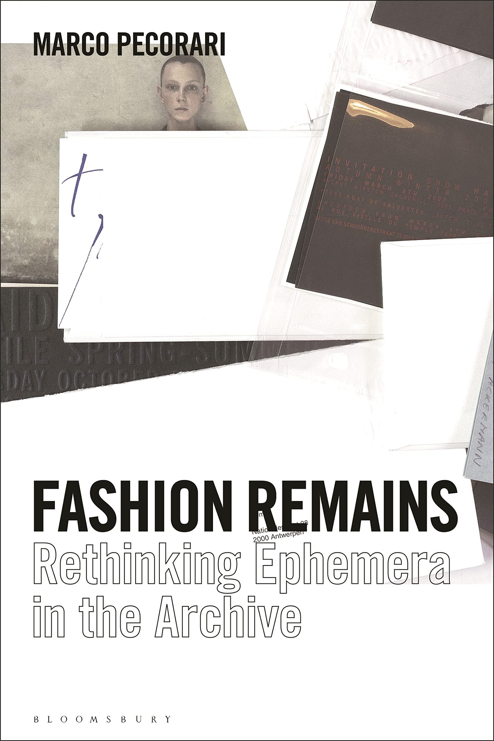 Coperta cărții "Fashion Remains: Rethinking Ephemera in the Archive" de autor necunoscut