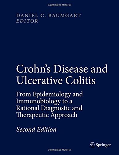 Coperta cărții "Crohn&#039;s Disease and Ulcerative Colitis: From Epidemiology and Immunobiology to a Rational Diagnostic and Therapeutic Approach" de autor necunoscut