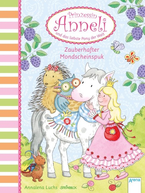 Coperta cărții "Prinzessin Anneli und das liebste Pony der Welt - Zauberhafter Mondscheinspuk" de autor necunoscut