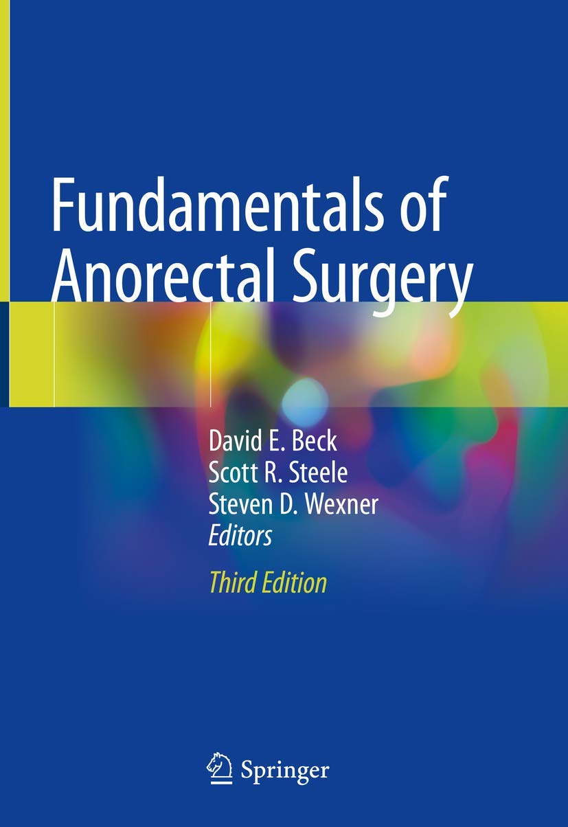 Coperta cărții "Fundamentals of Anorectal Surgery" de autor necunoscut