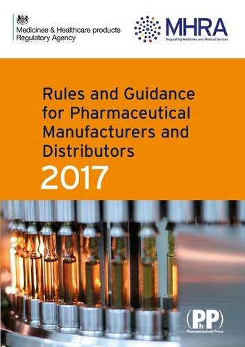 Coperta cărții "Rules and Guidance for Pharmaceutical Manufacturers and Distributors (Orange Guide) 2017" de autor necunoscut