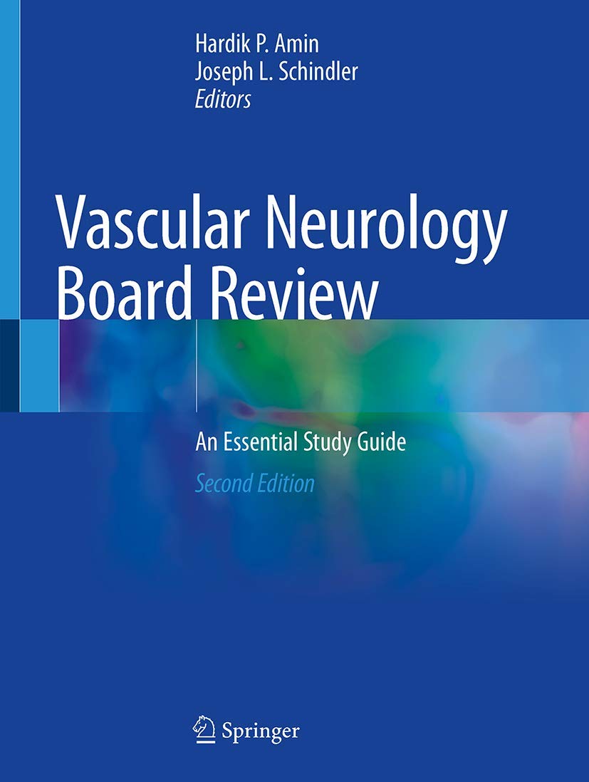 Coperta cărții "Vascular Neurology Board Review: An Essential Study Guide" de autor necunoscut