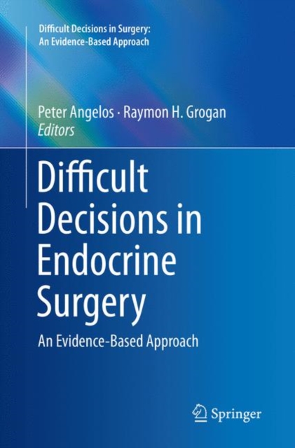 Coperta cărții "Difficult Decisions in Endocrine Surgery" de autor necunoscut
