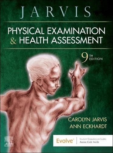 Coperta cărții "Physical Examination and Health Assessment" de autor necunoscut