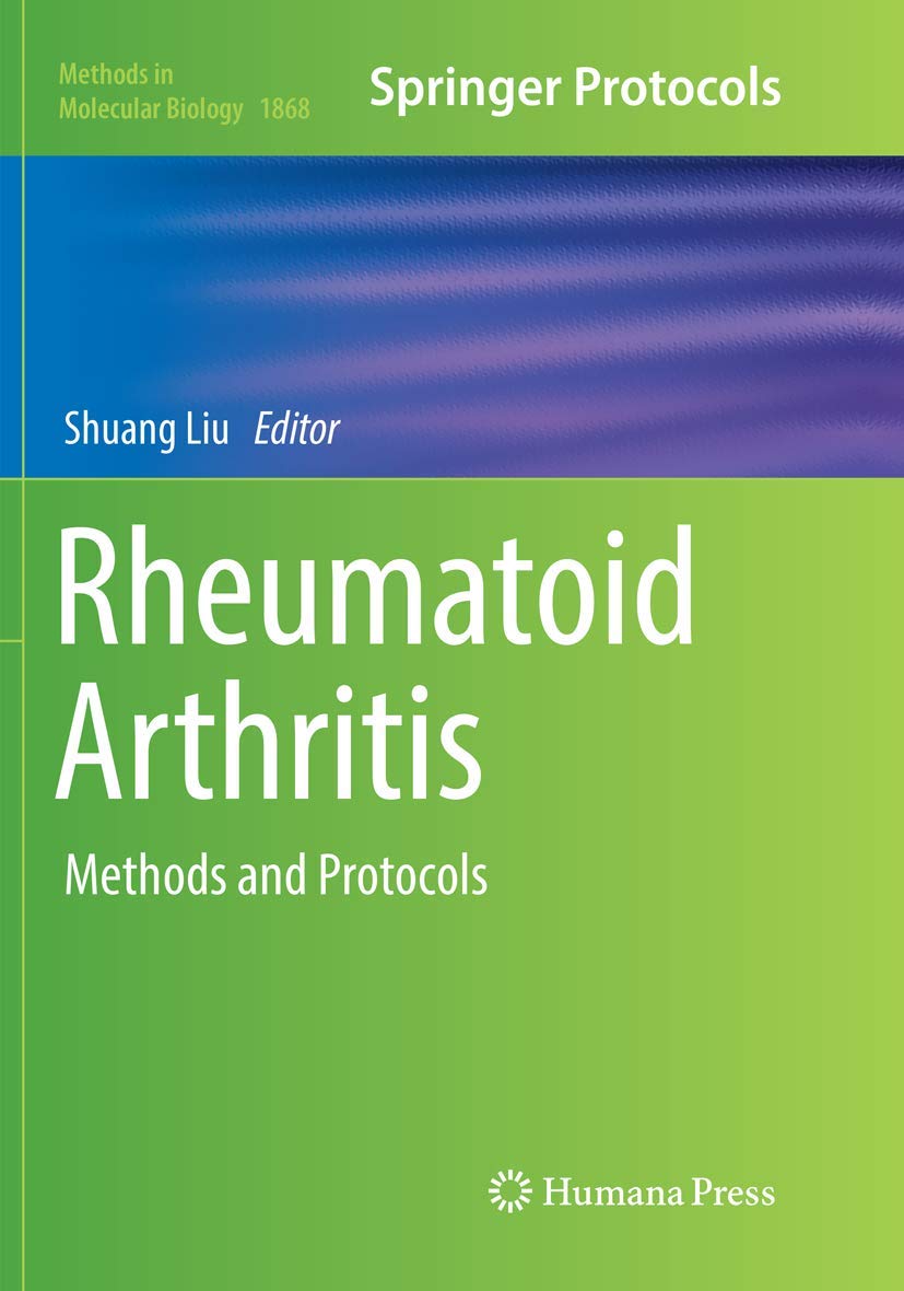 Coperta cărții "Rheumatoid Arthritis: Methods and Protocols: 1868 (Methods in Molecular Biology)" de autor necunoscut