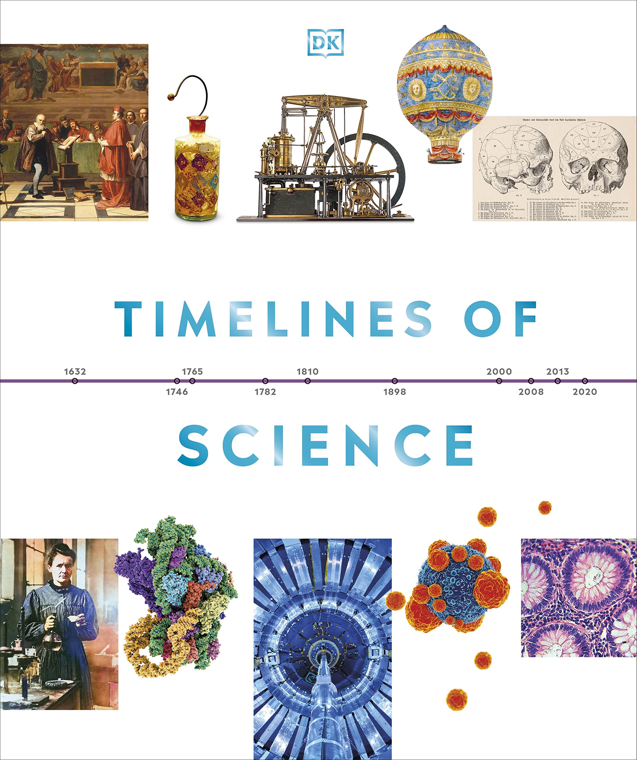 Coperta cărții "Timelines of Science" de autor necunoscut