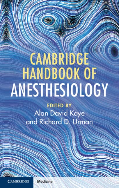 Coperta cărții "Cambridge Handbook of Anesthesiology" de autor necunoscut