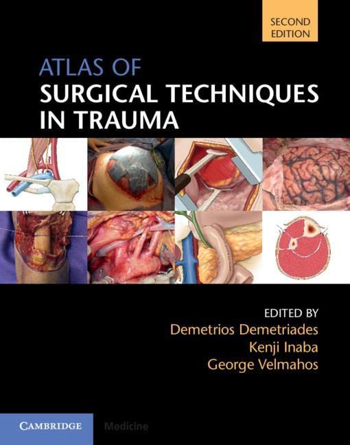 Coperta cărții "Atlas of Surgical Techniques in Trauma" de autor necunoscut