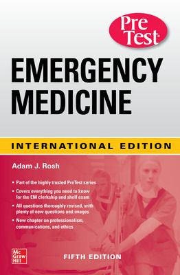 Coperta cărții "Pretest Emergency Medicine 5th edition" de autor necunoscut