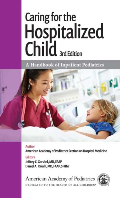 Coperta cărții "Caring for the Hospitalized Child: A Handbook of Inpatient Pediatrics" de autor necunoscut