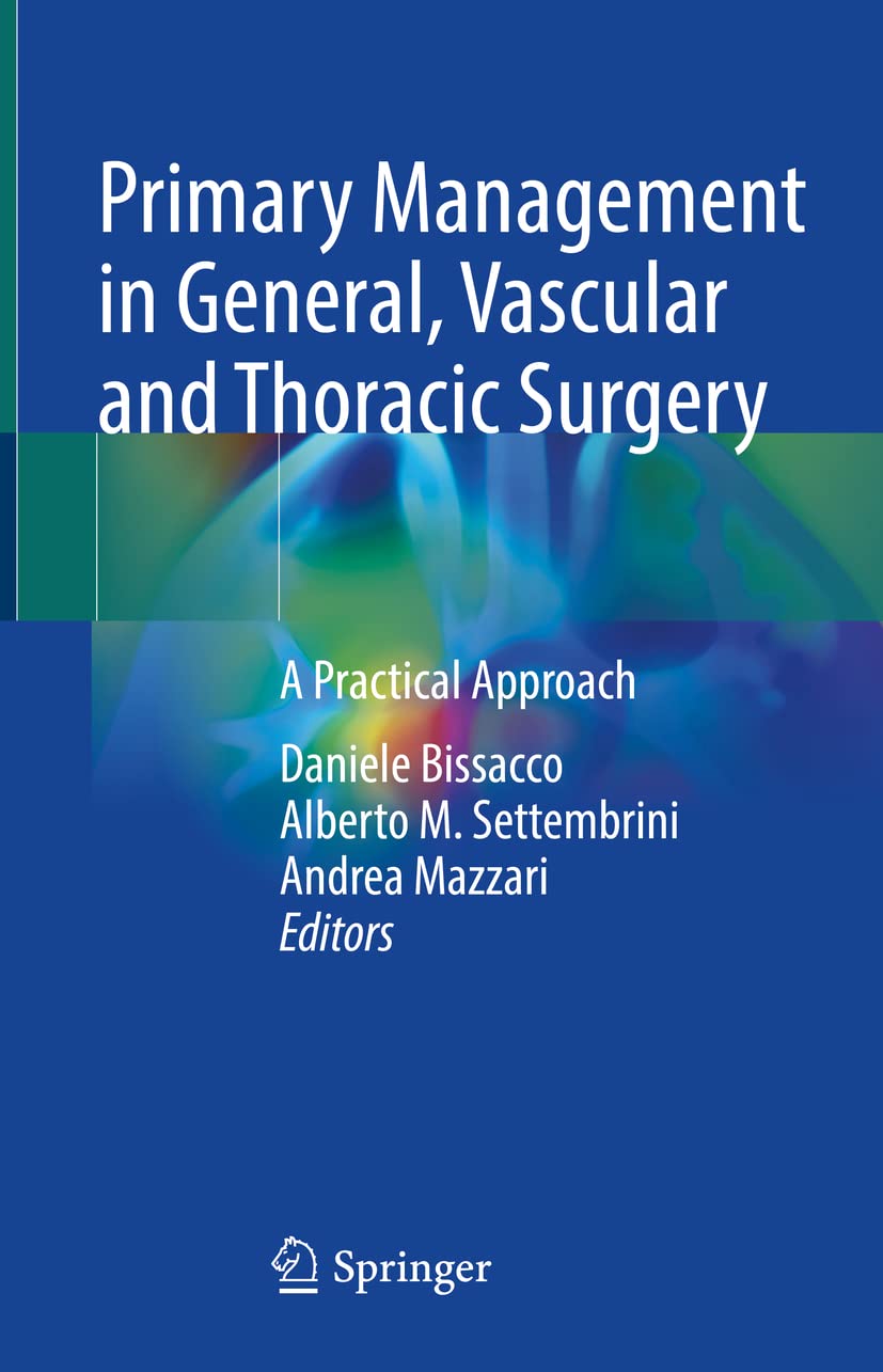 Coperta cărții "Primary Management in General, Vascular and Thoracic Surgery" de autor necunoscut