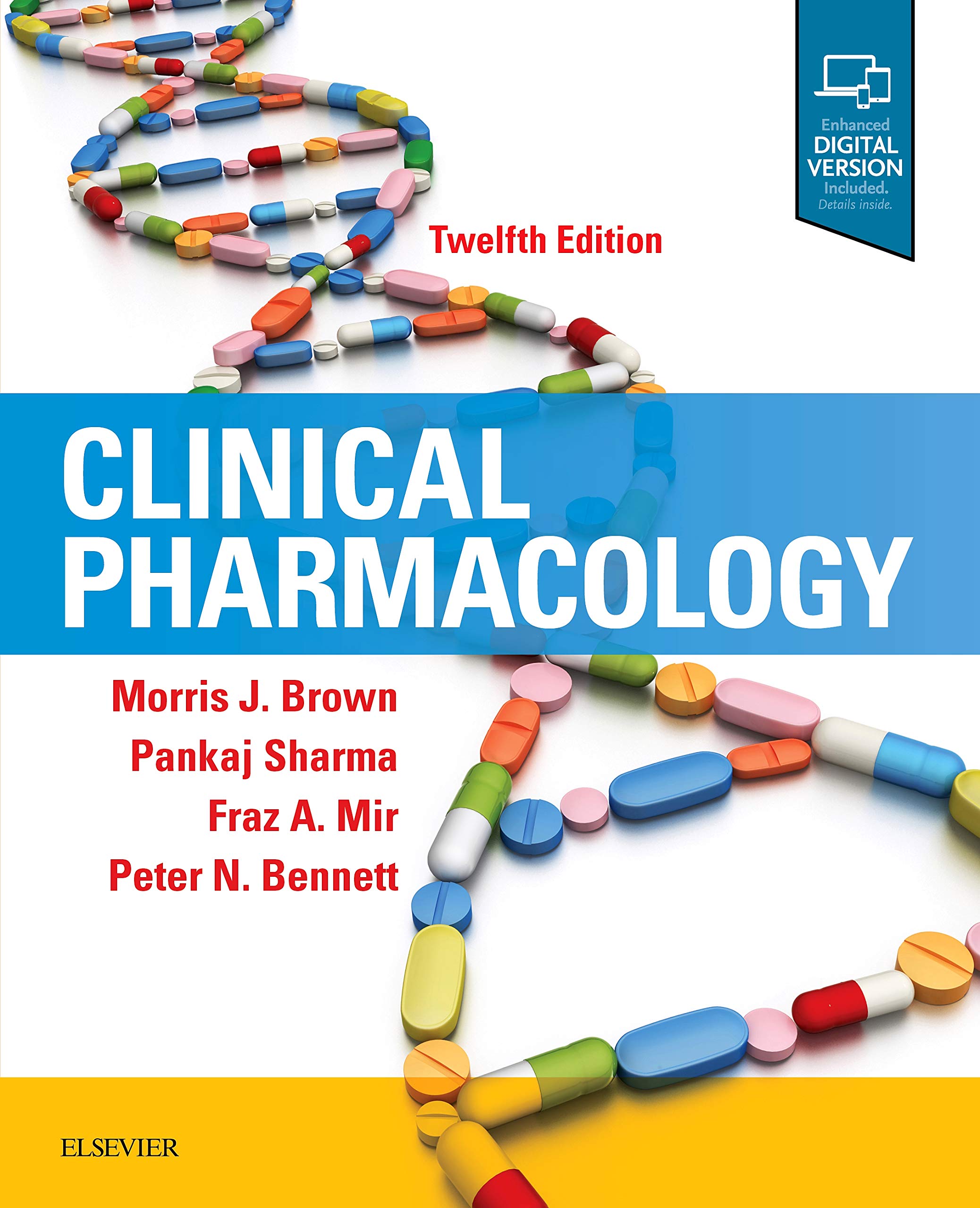 Coperta cărții "Clinical Pharmacology, 12e" de autor necunoscut
