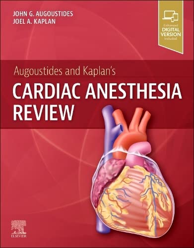 Coperta cărții "Augoustides and Kaplan&#039;s Cardiac Anesthesia Review" de autor necunoscut