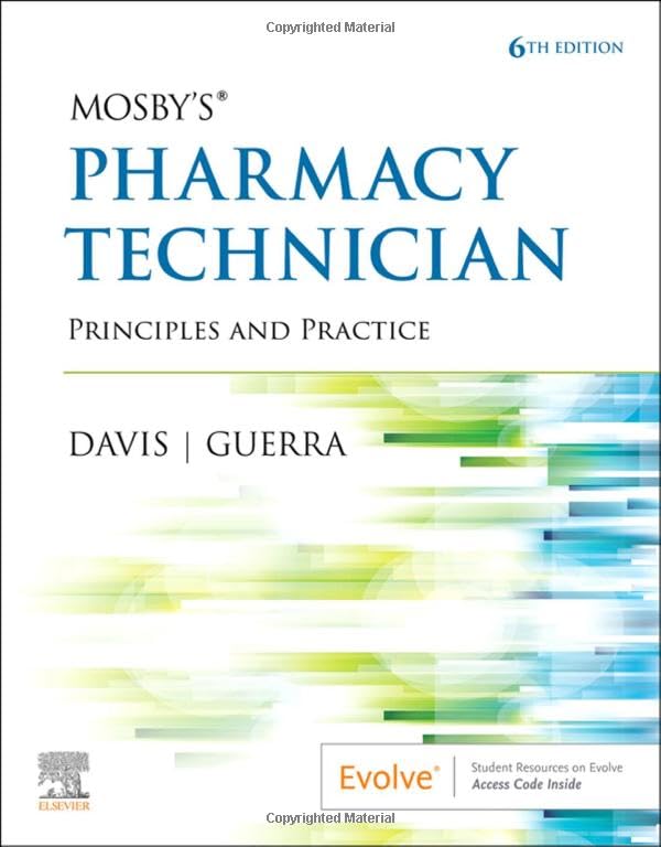 Coperta cărții "Mosby&amp;#146;s Pharmacy Technician: Principles and Practice" de autor necunoscut