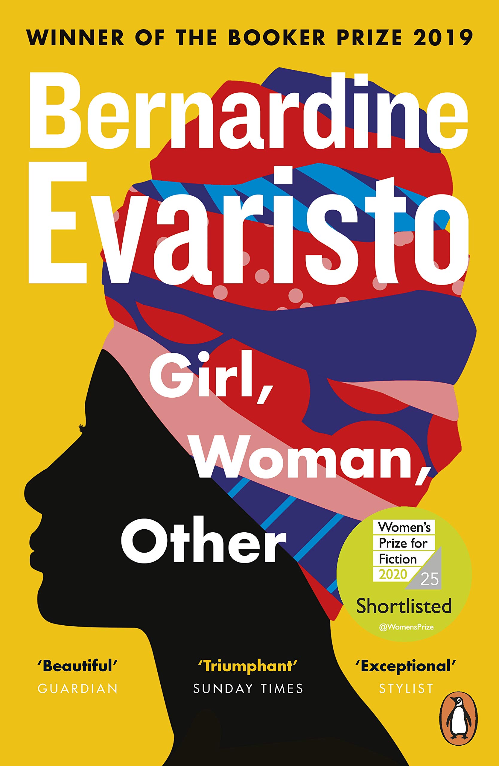 Coperta cărții "Girl, Woman, Other: WINNER OF THE BOOKER PRIZE 2019" de autor necunoscut