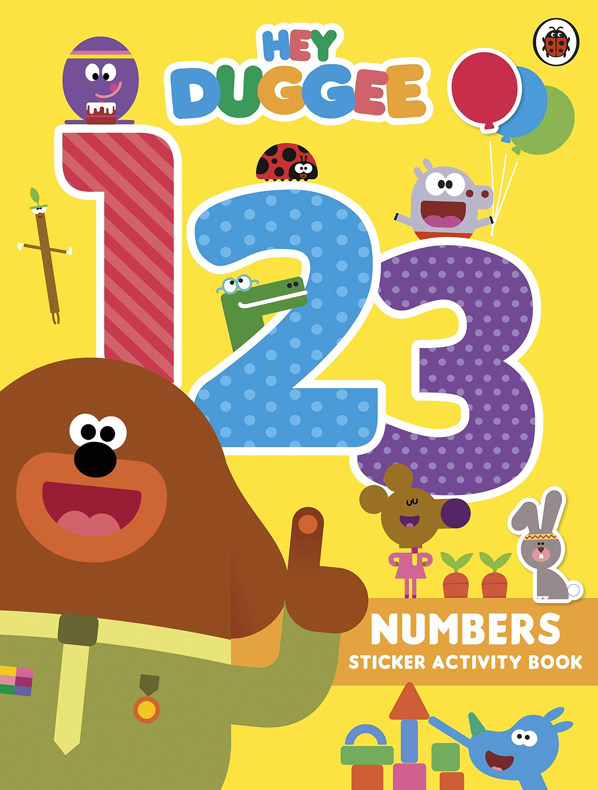 Coperta cărții "Hey Duggee: 123: Numbers Sticker Activity Book" de autor necunoscut