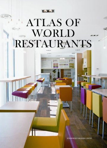 Coperta cărții "Atlas of World Restaurants" de autor necunoscut