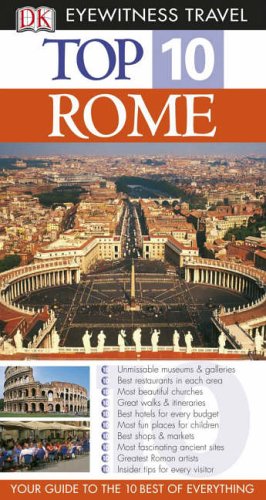 Coperta cărții "Rome (DK Eyewitness Top 10 Travel Guide)" de autor necunoscut