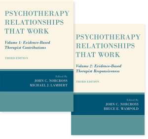 Coperta cărții "Psychotherapy Relationships that Work, 2 vol set" de autor necunoscut