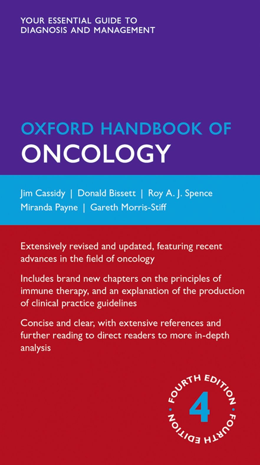 Coperta cărții "Oxford Handbook of Oncology (Oxford Medical Handbooks)" de autor necunoscut