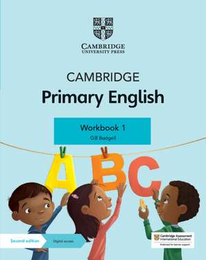 Coperta cărții "Cambridge Primary English Workbook 1 with Digital Access" de autor necunoscut