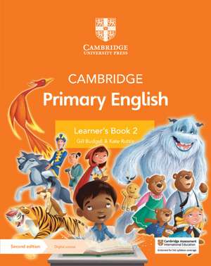 Coperta cărții "Cambridge Primary English Learner&#039;s Book 2 with Digital Access" de autor necunoscut