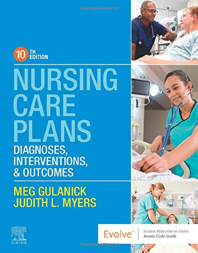 Coperta cărții "Nursing Care Plans: Diagnoses, Interventions, and Outcomes" de autor necunoscut