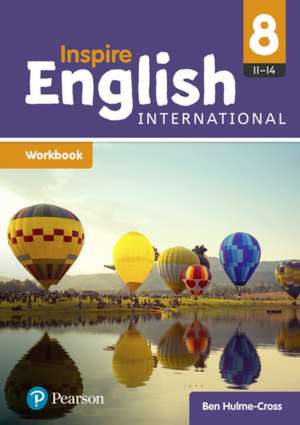 Coperta cărții "Inspire English International Year 8 Workbook" de autor necunoscut