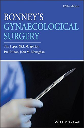 Coperta cărții "Bonney&amp;#146;s Gynaecological Surgery" de autor necunoscut