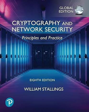 Coperta cărții "Cryptography and Network Security: Principles and Practice" de autor necunoscut