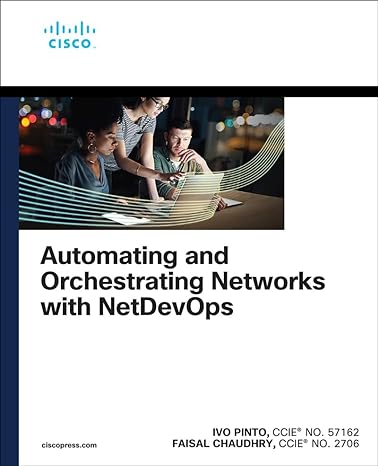 Coperta cărții "Automating and Orchestrating Networks with NetDevOps" de autor necunoscut