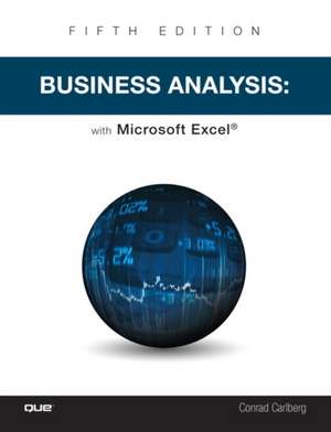 Coperta cărții "Business Analysis with Microsoft Excel" de autor necunoscut