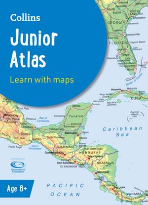 Coperta cărții "Collins Junior Atlas" de autor necunoscut