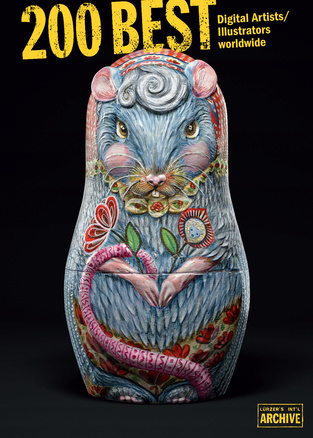 Coperta cărții "200 Best Digital Artists 2021" de autor necunoscut