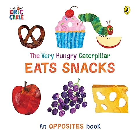 Coperta cărții "The Very Hungry Caterpillar Eats Snacks" de autor necunoscut
