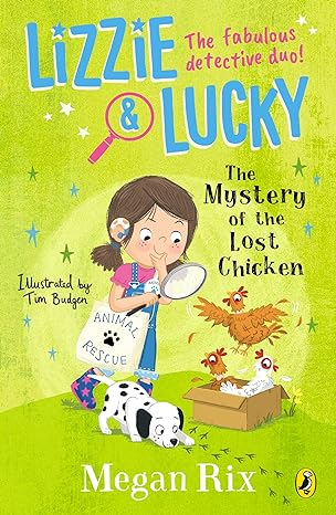 Coperta cărții "Lizzie and Lucky: The Mystery of the Lost Chicken" de autor necunoscut